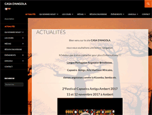 Tablet Screenshot of casadangola.com